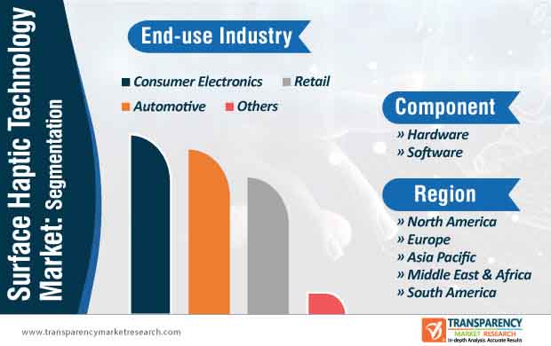 surface haptic technology market segmentation