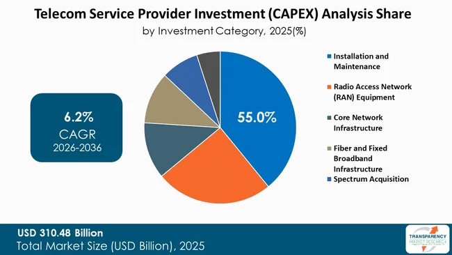 Telecom Service Provider Investment (capex) Analysis Market By Type