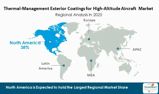 Thermal Management Exterior Coatings For High Altitude Aircraft Market By Region