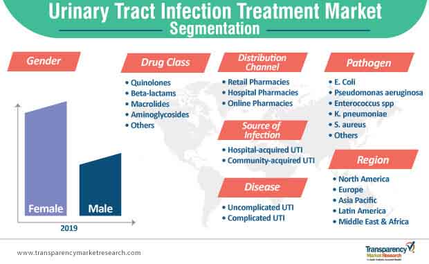 urinary tract infection treatment market segmentation