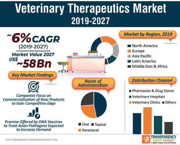 veterinary therapeutics market infographic