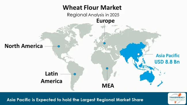 Wheat Flour Market By Region