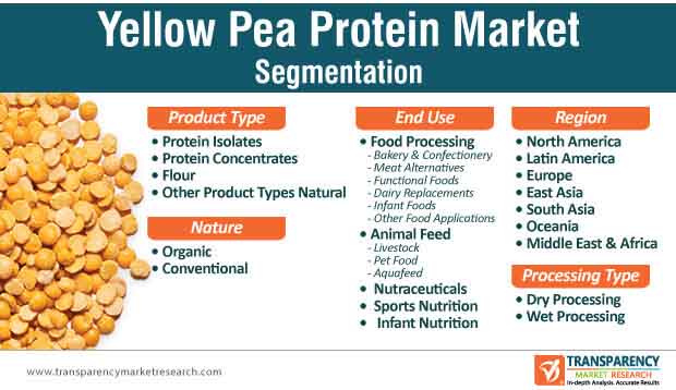 yellow pea protein market segmentation