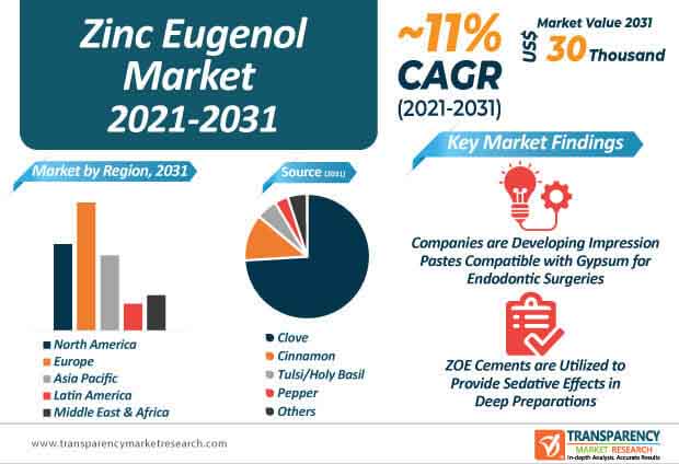 zinc eugenol market infographic